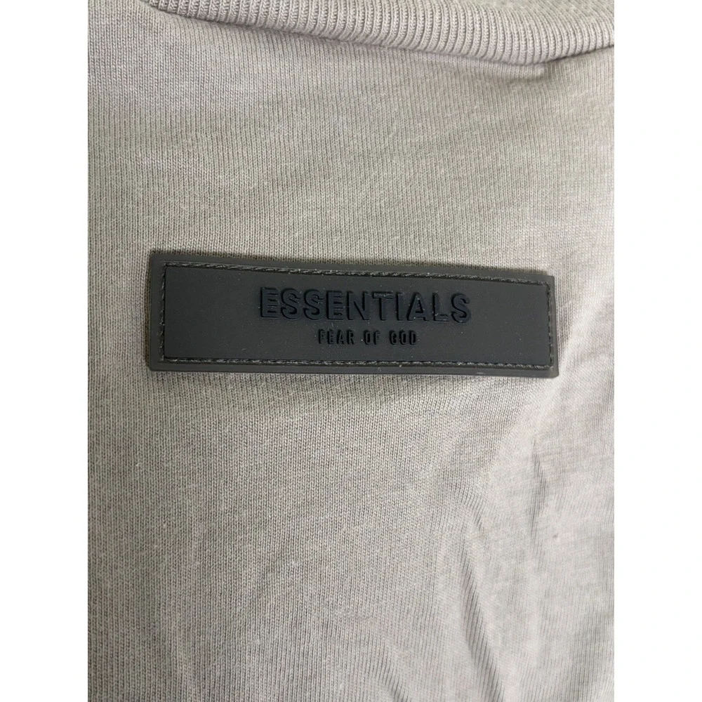 Fear of God Essentials Kids Fleece Crewneck, Desert Taupe, Size 2/3